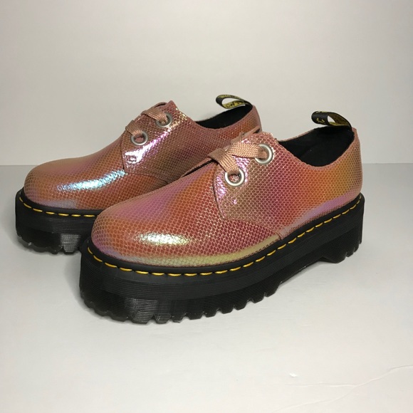 *SOLD*NEW Dr. Martens Holly Iridescent Platform - Picture 3 of 8